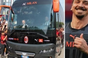 イブラヒモビッチ、ミラン優勝に向け荒ぶりチームバスのフロントガラスを割る