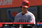 【確定版】大谷翔平(2020)44試合.190(153-29) 7本 24打点 OPS.657