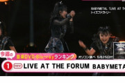 BABYMETAL「めざましテレビ FORUMデロ第1位」