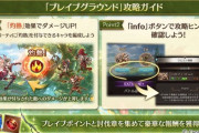 【グラブル】『ブレイブグラウンド』明日5/8 17時より開催！風ボス火有利の 新武器は無いものの強力な風剣ヴィントホーゼが復刻