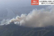 【悲報】岡山の大規模山火事、ガスバーナーで木を燃やしていたことが原因だったと判明
