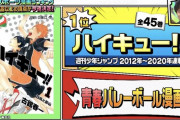 スポーツ漫画ランキング第1位「ハイキュー」←これｗｗｗｗ