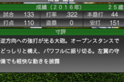 【プロスピA】若い頃の筒香こんな守備良かったんやな【画像】