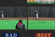 画像　ロッテ佐々木朗希のBESTボールとBADボールを映像で比較！