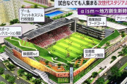 ◆Jリーグ◆ジャパネット高田社長新構想長崎次世代スタジアムが全部盛りだと話題に！