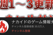 【悲報】ゲーム業界のご意見番こと、有名炎上辛口Youtberのナカイドさん、動画大量の削除&非公開に！！