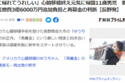 【悲報】「ゆうちゃんを救う会」募金2.5億円が集まり手術成功 → 「更に3.6億円必要」再募金も1000万しか集まらず