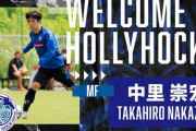 【水戸ホーリーホック】MF中里崇宏の加入を発表！2014年以来の復帰