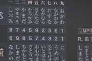 佐藤輝明は「さとうて」表記「こどもまつり」でスコアボードがひらがな掲示