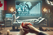 【悲報】安楽死を導入したカナダ、いきなり死因の4.1％を安楽死が占める。。。