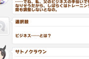 【ウマ娘】クラちゃん「たまに父の会社の事業を手伝ってるの」