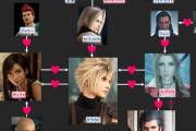【画像】FF7キャラの相関図、ギャルゲーみたいになるｗｗｗ