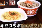 【画像】ご飯とカップの天ぷらそばがあれば天丼と蕎麦の豪華セットになるぞ！
