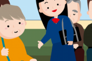 「電車でお年寄りに席を譲る運動」をしている学校の「譲り回数第一位」に輝いた生徒のコツが凄いw