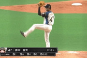 【GIF】日本ハムドラ4・鈴木健矢の投球フォームwwwww