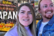 海外「日本の食べ物は最高！」初訪日、初の大阪！イギリスの旅Vloggerカップルが旅行の様子を紹介