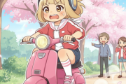 なんかちっさいバイクに乗ってる奴いたんやがw