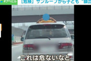車のサンルーフから顔を出す2人の子ども… 危険な行為に専門家「ドライバーの責任が問われる」