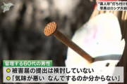 千葉県松戸市　呪いの藁人形五寸釘打付け被害相次ぐ　有名なあの人物の顔写真が