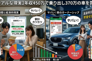年収450万で乗り出し370万の車買うってヤバい？