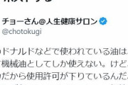 自称・健康系インフルエンサー「マ〇ドナルドの油は機械油！」→嘘すぎて大炎上ｗｗｗｗ