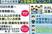 【悲報】大学無償化、第一子が大学卒業して扶養外れると妹弟は対象外に…