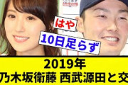 【2019年当時の反応】2019年 元乃木坂衛藤 西武源田と交際【プロ野球反応集】【2chスレ】【なんG】