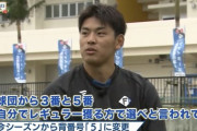 日ハム野村「球団から背番号3と5、レギュラー獲る方を選べと言われ5番にした」