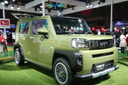 今年発売が噂されるダイハツの軽クロスオーバー「タフト」のコンセプトカーが東京オートサロンに展示