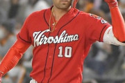 マクブルーム(広島).282 11HR 49打点 出塁率.368 OPS.817 39四球