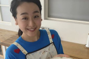 浅田真央さん、エプロン姿を披露！  …「花嫁修行中ですね」「オムレツも真央ちゃんもかわいい」の声…
