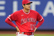 【海外の反応】大谷翔平が敵地でマスコットに執拗に絡まれる【MLB】
