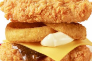 【速報】ケンタッキー、めちゃくちゃうまそうなオニオンリングをはさんだフィレバーガーを発売