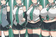 【画像】ムチムチの初音ミクが見つかる
