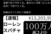 【朗報】大人気VTuber、1回の配信でとんでもない金額を稼いでしまうｗｗｗｗ