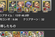 【パズドラ】完璧なサレキティ裏修羅組めるやつ、既にランク上げる意味ない説
