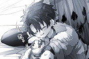 【FGO】マイルームでミニクーフーリンオルタを可愛がる幼児ぐだ男！！　それを見守るオベロンもすこ！