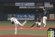 【GIF】阪神藤浪、早速山田哲人に死球…
