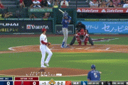 大谷翔平、初回三連打で無死満塁のピンチから三者連続三振！！！！！！！！！