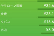 【画像あり】手取り20万ワオ、4月を黒字で乗り切る?