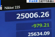 日経平均が一時900円超下落！終値は1年4か月ぶりの安値！（海外の反応）