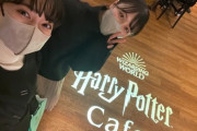 上國料萌衣「今日は仕事終わりにぺいまるフォイとハリーポッターカフェに行ってきました～！！」