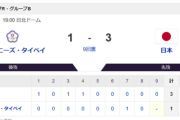 【台湾vs.侍ジャパン】1-3で侍ジャパン勝利！