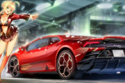 【FGO】ネロちゃまと赤いスポーツカー！！　スポーツカー似合いすぎなんだよなぁ！！