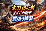 【結論】太刀初心者、まず“この動き”だけで一気に伸びる件ｗ