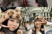 モー娘。兵庫県コンビ櫻井(らいりー)梨央＆杉原(めいさ)明紗がユニバーサルジャパンデート🤎🩵