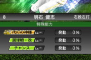 【プロスピA】明石が「代打の神様」という風潮