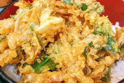 かき揚げ天丼って20代でも食べるのしんどくないか？🤢