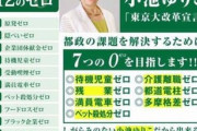 小池百合子「花粉症ゼロします！」←これで当選したという事実