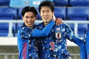 鎌田大地、日韓戦の絶妙ゴールに「ヨーロッパに出て、できるようになった」